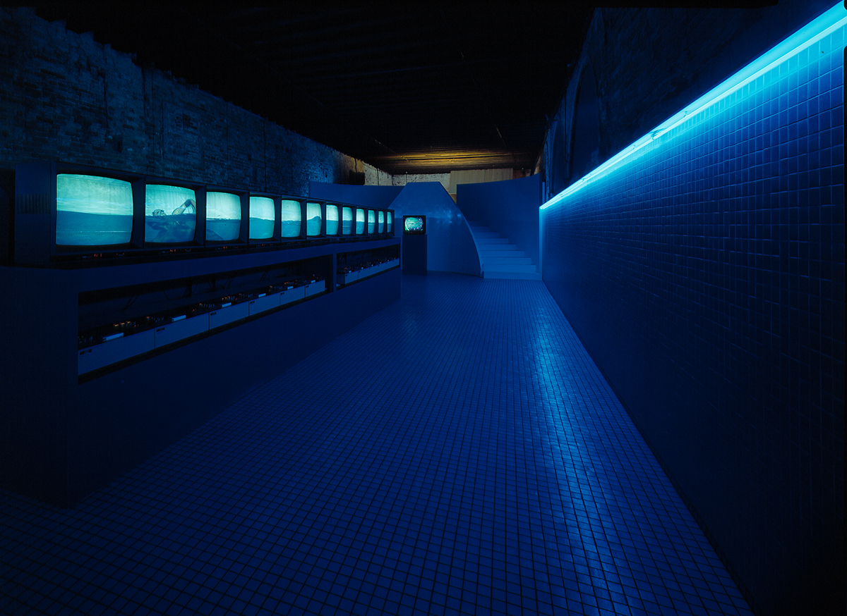 Studio Azzurro, Il Nuotatore (va troppo spesso ad Heidelberg), 1984